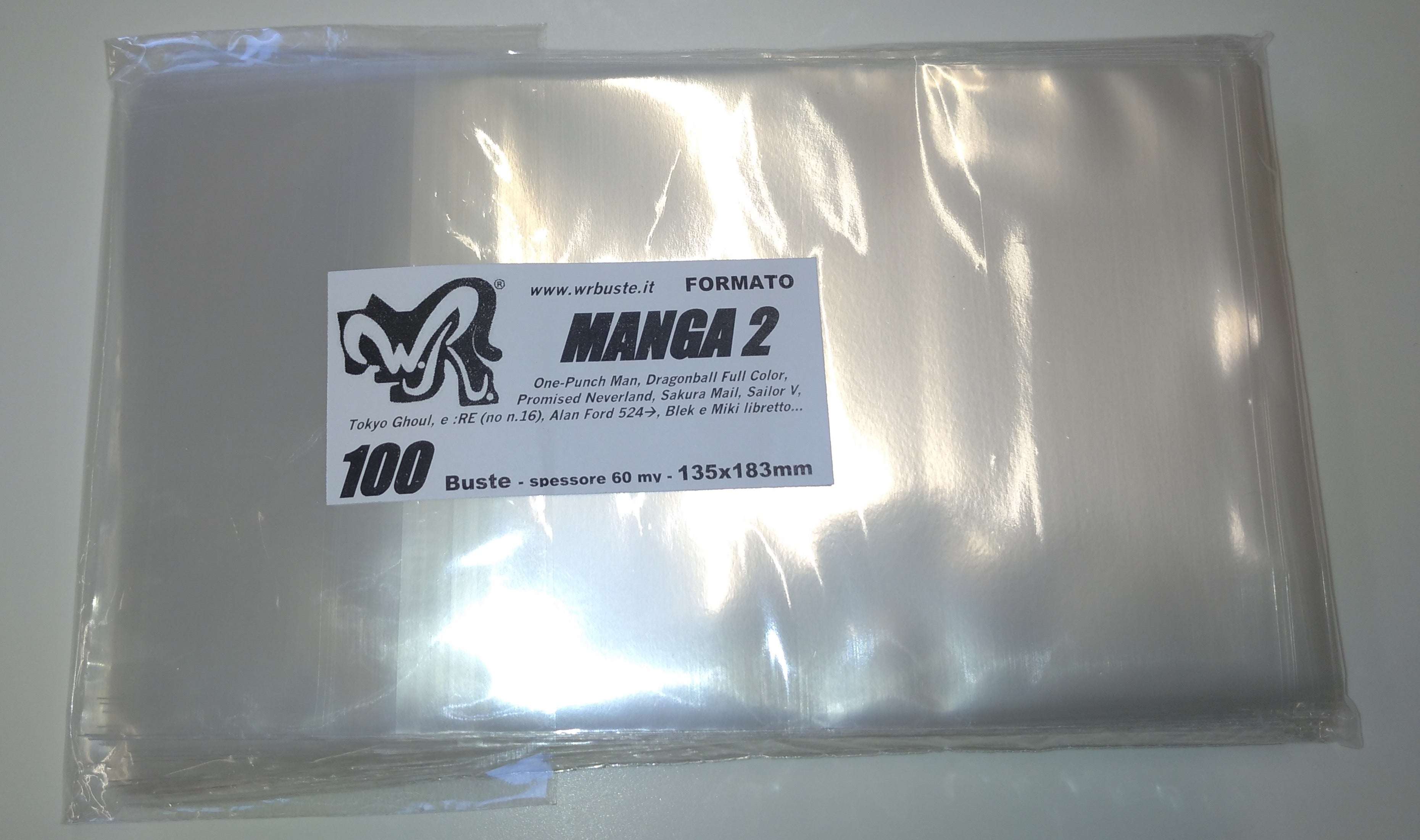 Buste Protettive WR MANGA 2 (135X183mm) 100x – MangaKaze