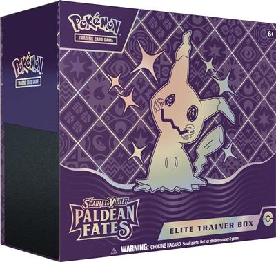 Pre-Order Pokemon SCARLET & VIOLET PALDEAN FATES ELITE TRAINER BOX (ENG)