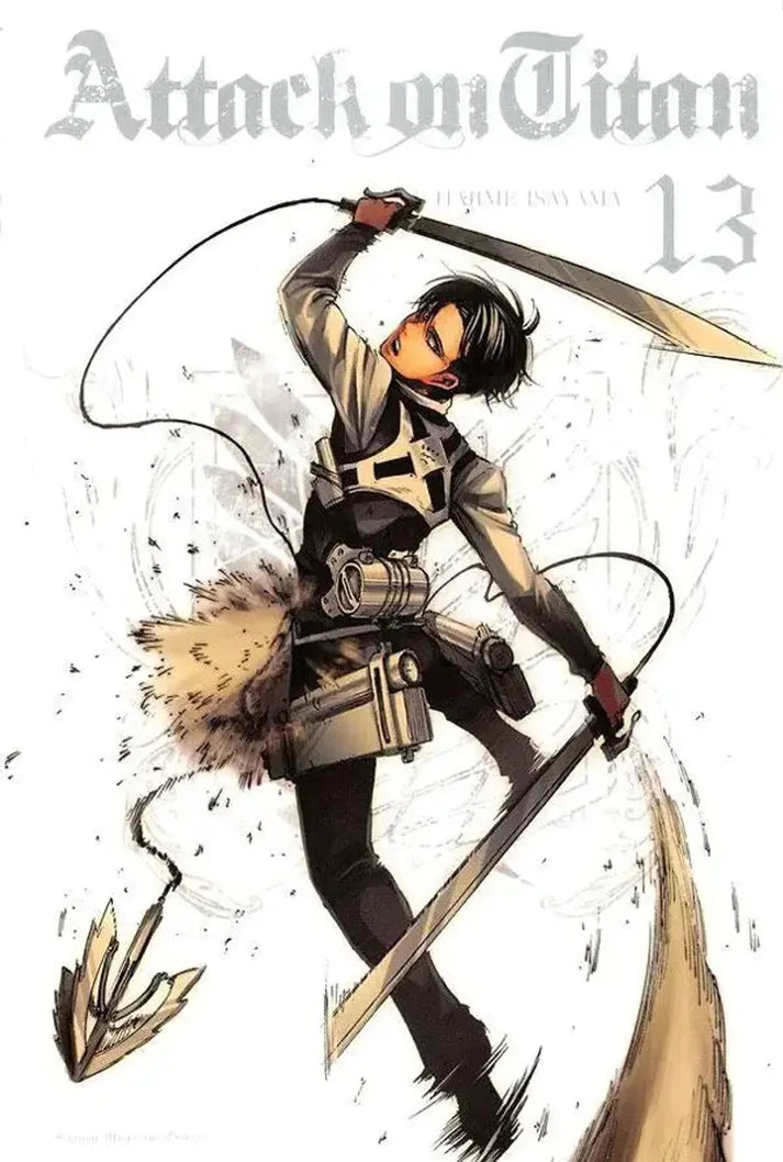 Attack on Titan 13 Variant White + Gadget (JAP)