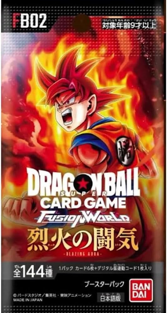 Dragon Ball Super Card Game Fusion World Booster Pack Blazing Aura FB02 (JAP)