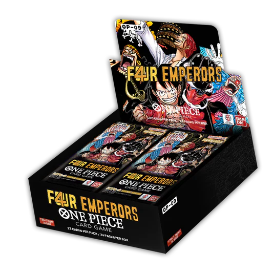 Pre-Order One Piece Card Game Booster Box Four Emperors OP09 (ENG)