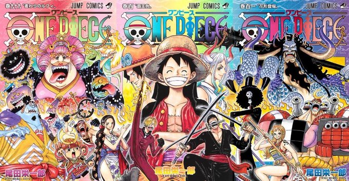 One Piece 99-100-101 set completo (JAP)