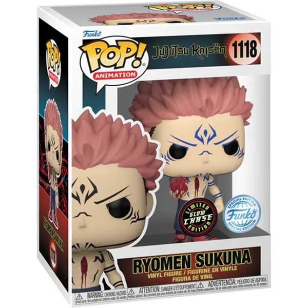 Jujutsu Kaisen: Funko Pop! Ryomen Sukuna Glow Chase Limited Edition 1118