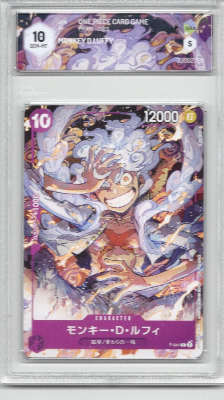 One Piece Card Game Monkey D. Luffy P-041 One Piece Day - Graad 10 (JAP)