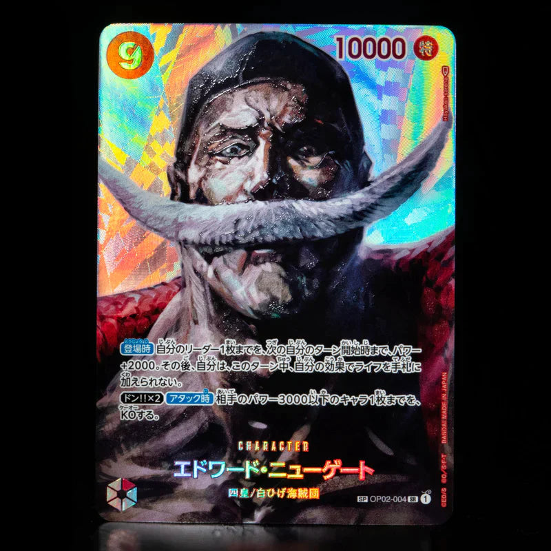 One Piece Card Game OP02-004 Super Parallel - Edward Newgate (JAP)