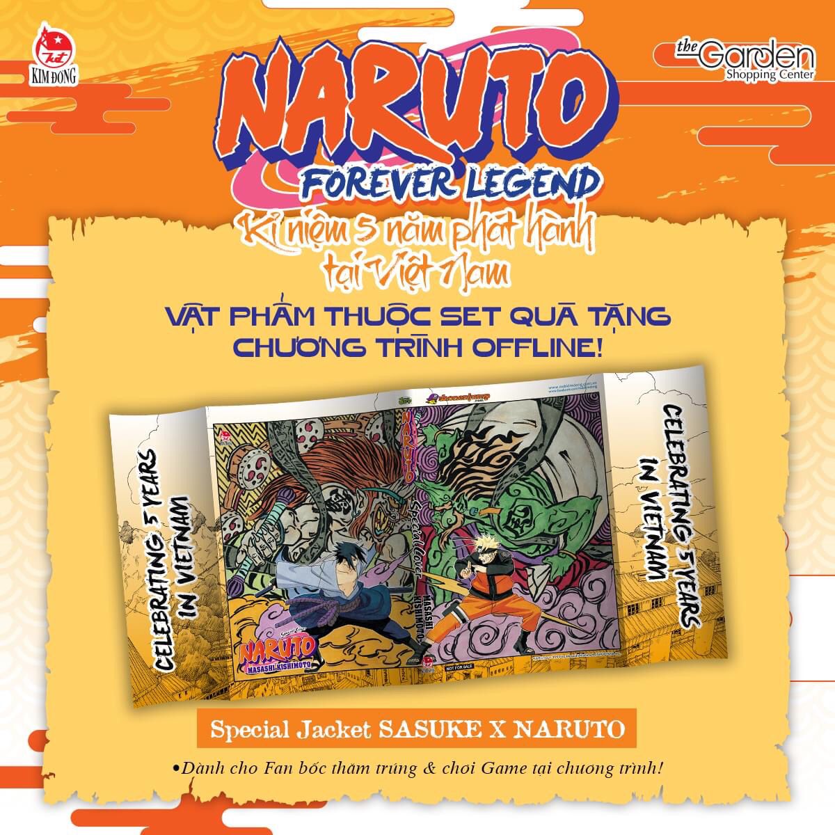 Naruto 72 Celebrating 5 Years Variant + Postcard limitata a 300 copie (VNM)