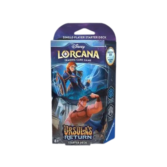 Pre-Order Lorcana Disney Ursula’s Return Starter Deck Sapphire/Steel (ENG)