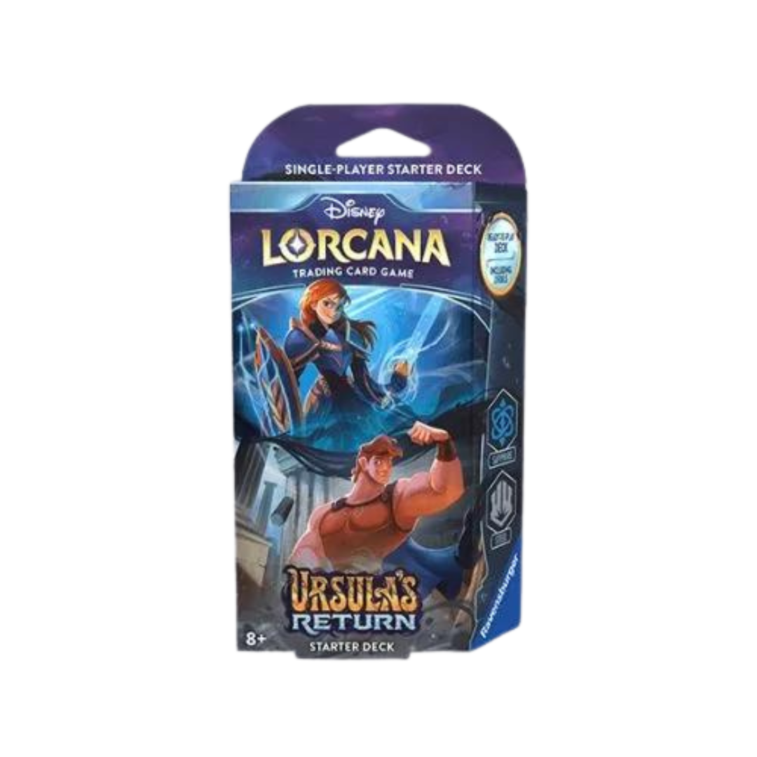 Lorcana Disney Il Ritrono di Ursula Starter Deck Zaffiro/Acciaio (ITA)