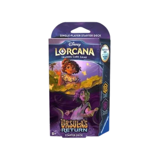 Pre-Order Lorcana Disney Ursula’s Return Starter Deck Amber/Amethyst (ENG)