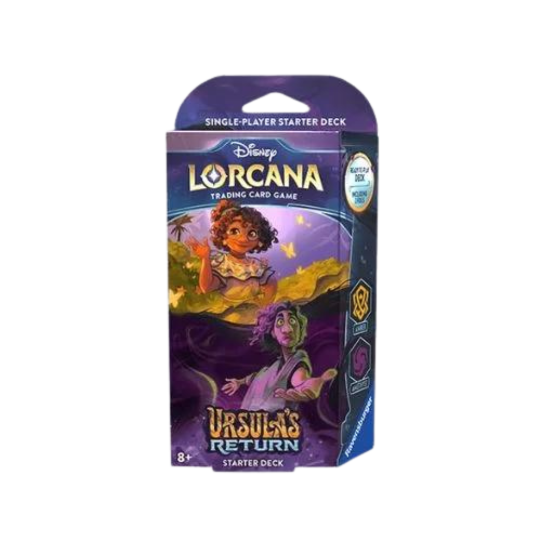 Lorcana Disney Il Ritrono di Ursula Starter Deck Ambra/Ametista (ITA)