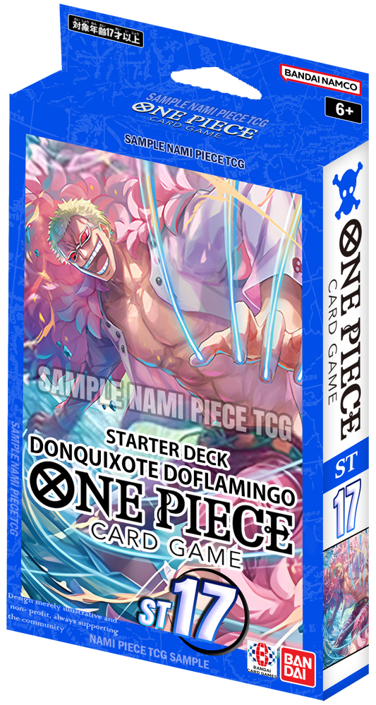 Pre-Order One Piece Card Game Starter Deck Blue Donquixote Doflamingo - [ST-17] Bandai (JAP)