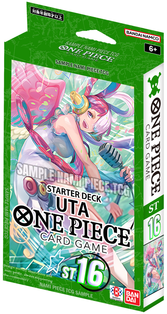 Pre-Order One Piece Card Game Starter Deck Green Uta - [ST-16] Bandai (JAP)