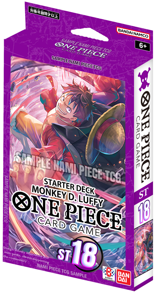 Pre-Order One Piece Card Game Starter Deck Purple Monkey D. Luffy - [ST-18] Bandai (JAP)