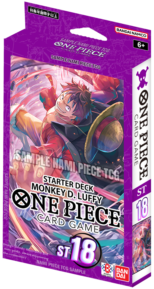 One Piece Card Game Starter Deck Purple Monkey D. Luffy - [ST-18] Bandai (JAP)