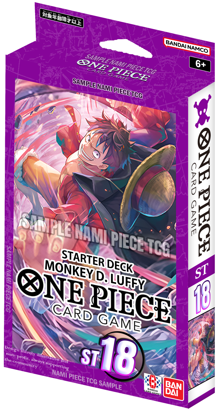 Pre-Order One Piece Card Game Starter Deck Purple Monkey D. Luffy - [ST-18] Bandai (ENG)