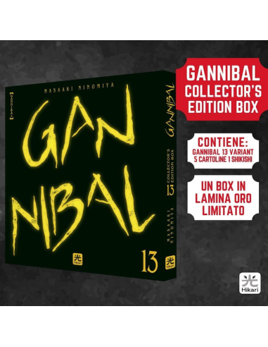 Pre-Order GANNIBAL BOX Colector's Edition 13 Hikari 001 Edizioni - cofanetto (ITA)