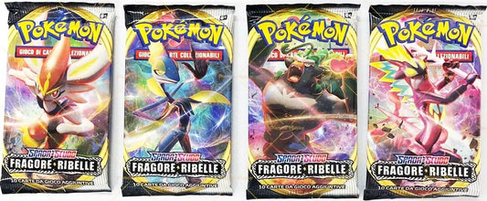 Pokemon Card Game Fragore Ribelle Booster Pack Set Artwork (ITA)