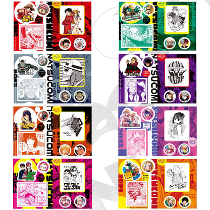 Natsucomi 2023 - Set Completo di 18 shikishi - Shikishi/Sticker (JAP)