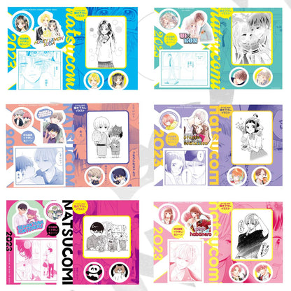 Natsucomi 2023 - Set Completo di 18 shikishi - Shikishi/Sticker (JAP)