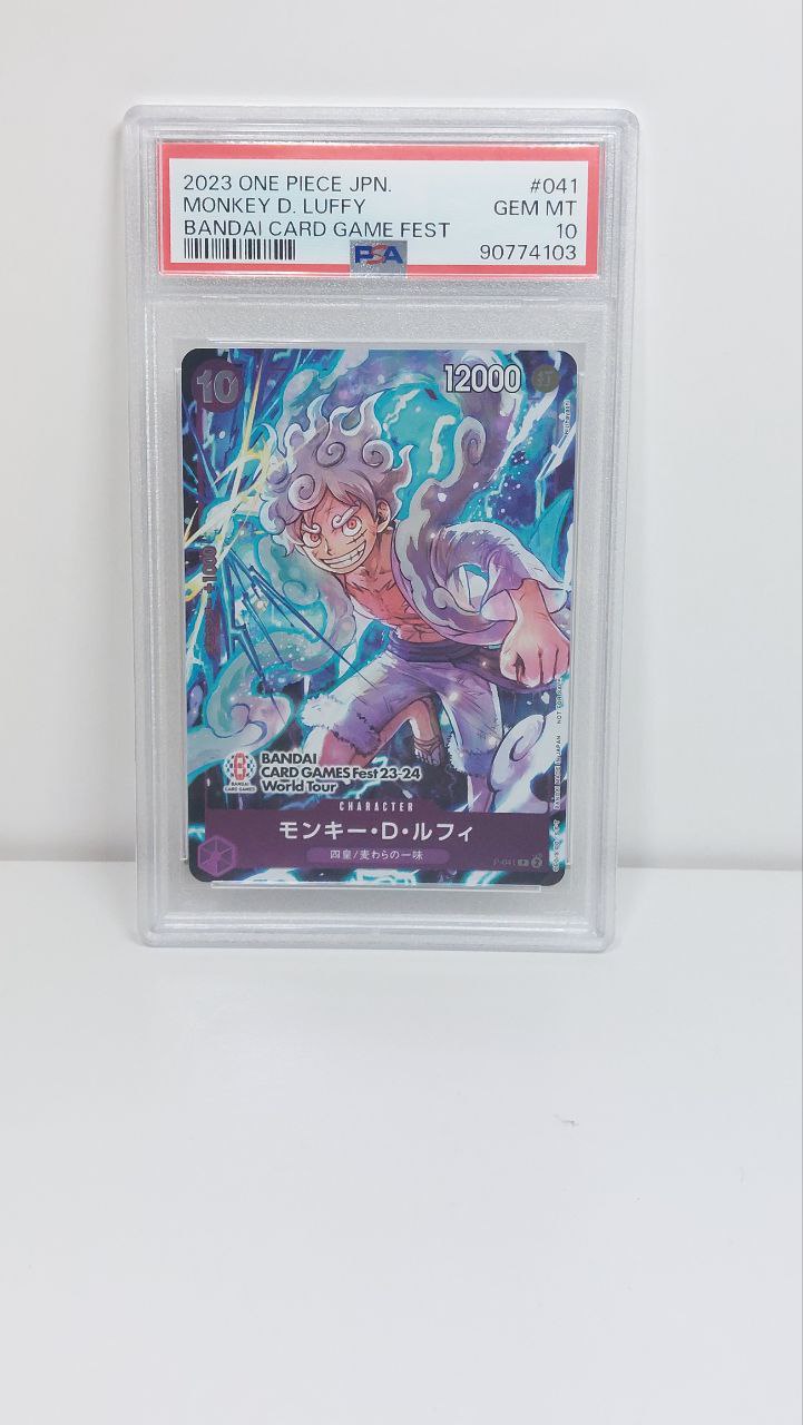 One Piece Card Game Monkey D. Luffy P-041 Games Fest 23-24 - PSA 10 (JAP)