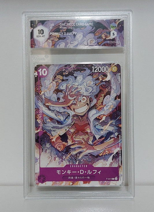 One Piece Card Game - P-41 Graad 10 - Luffy Gear 5 (JAP)