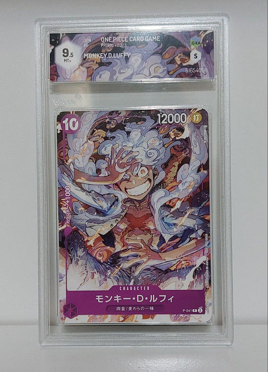 One Piece Card Game - P-41 Graad 9.5 - Luffy Gear 5 (JAP)