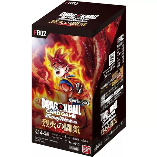 Dragon Ball Super Card Game Fusion World Booster Box Blazing Aura FB02 (JAP)