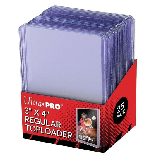 Ultra Pro E-81222 Toploader Bordo Trasparente 3" x 4" Clear Regular (25 Pcs)