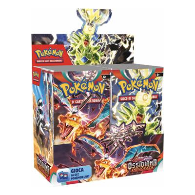 Pre-Order Box Pokemon Scarlatto e Violetto Ossidiana Infuocata (ITA)