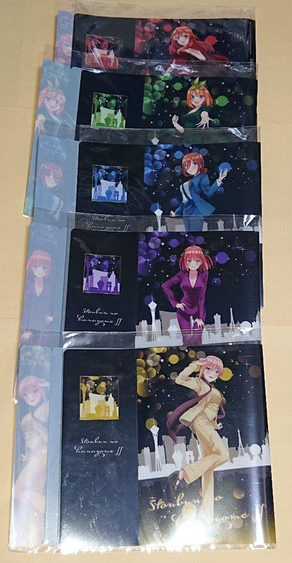 The Quintessential Quintuplets Variant Night Size set completo (JAP)