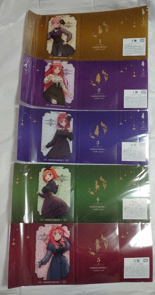 The Quintessential Quintuplets Variant Cover Gothic – Set Completo (JAP)